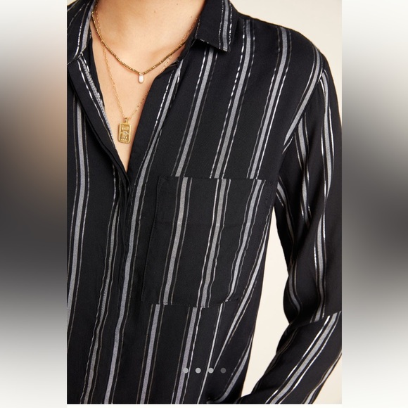 Cloth & Stone Dara Petite Buttondown NWT - Picture 2 of 8